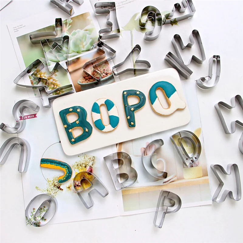 PB-Cake Cookie Stampo per decorazione al cioccolato Torta di compleanno Accessorio per cottura Strumento per pasticceria Durevole