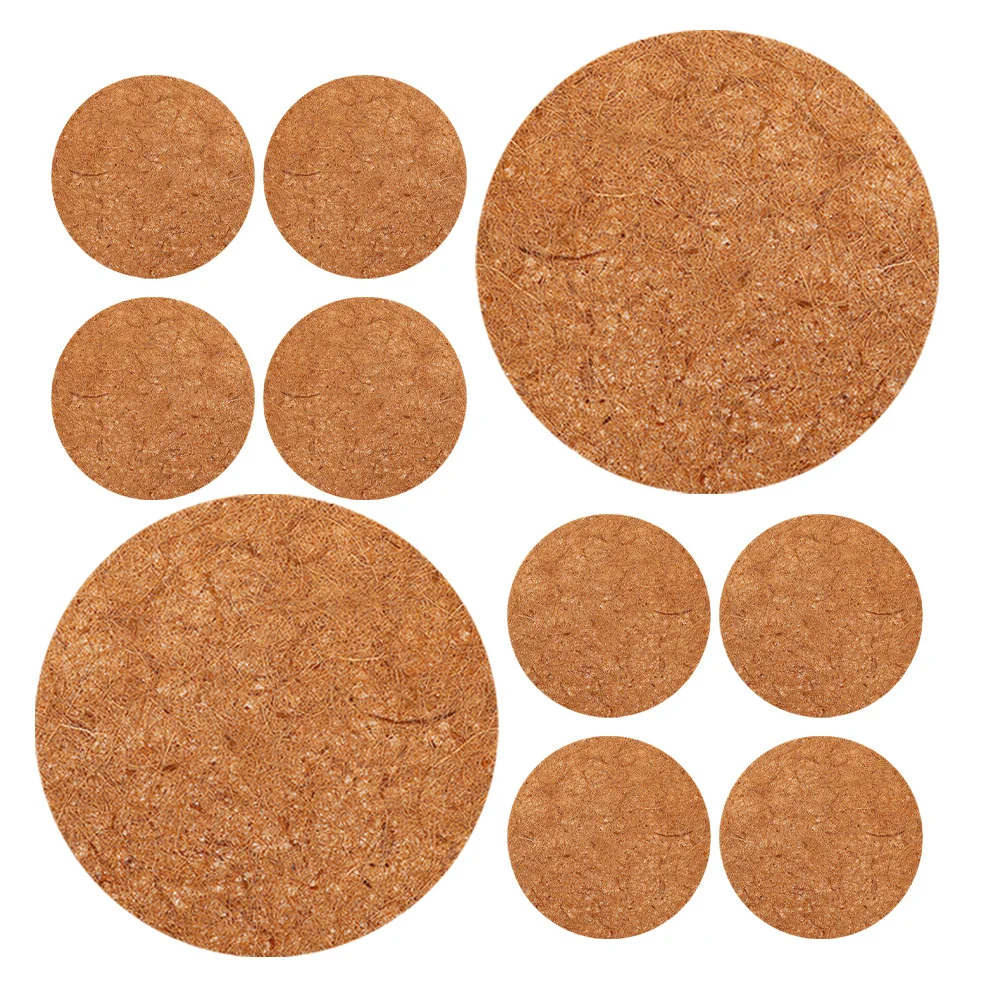 

10Pcs Premium Coconut Fiber Bird Nest Mat Natural Pigeon Nesting Pad Reusable Waterproof Non-Slip Ideal for Parrot Quail Small