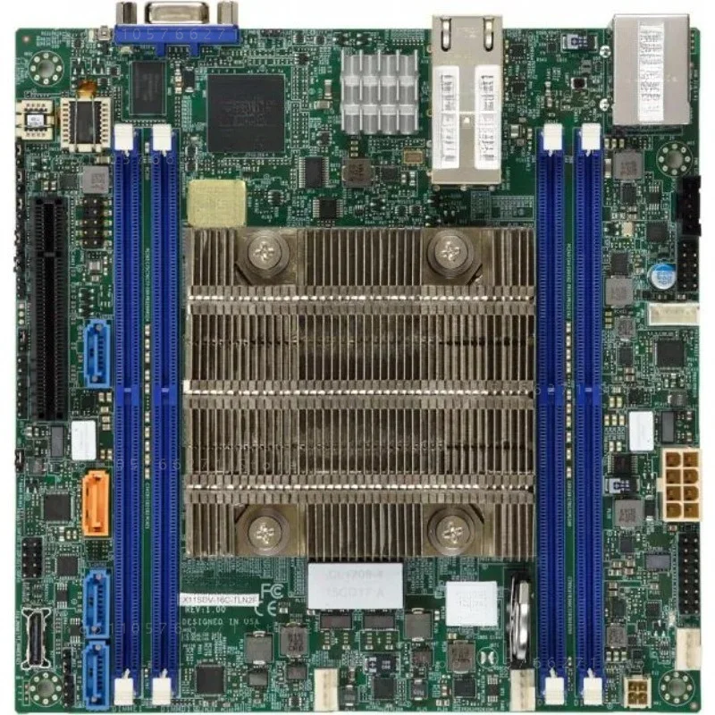 X11SDV-8C-TLN2F D-2141I 8-Core ITX Dual 10G IPMI for NAS Router Firewall