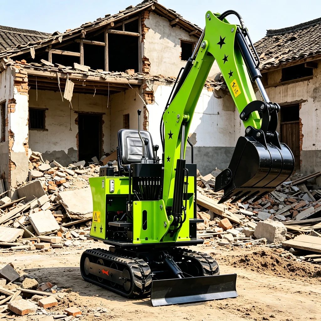 

13.5HP 2.5/2.0Ton Mini Excavator With Kubota Construction Diggers For Garten Escavatore Thumb Clamp Added