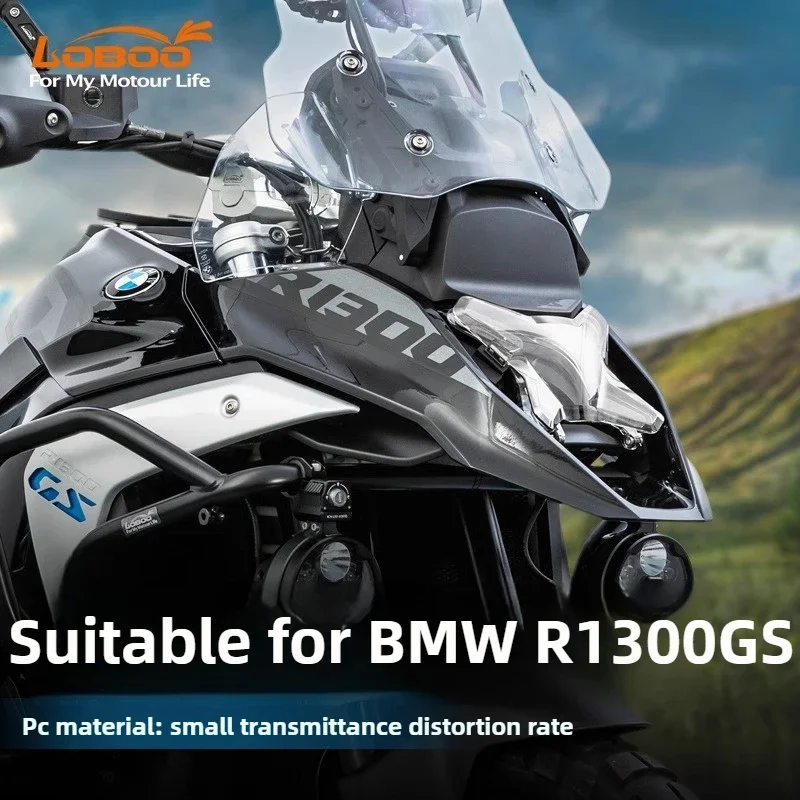 LOBOO Motorcycle Headlight Magnetic Protection Cover Is Suitable for BMW R1300GS Modified High Light Transmission Multi-color