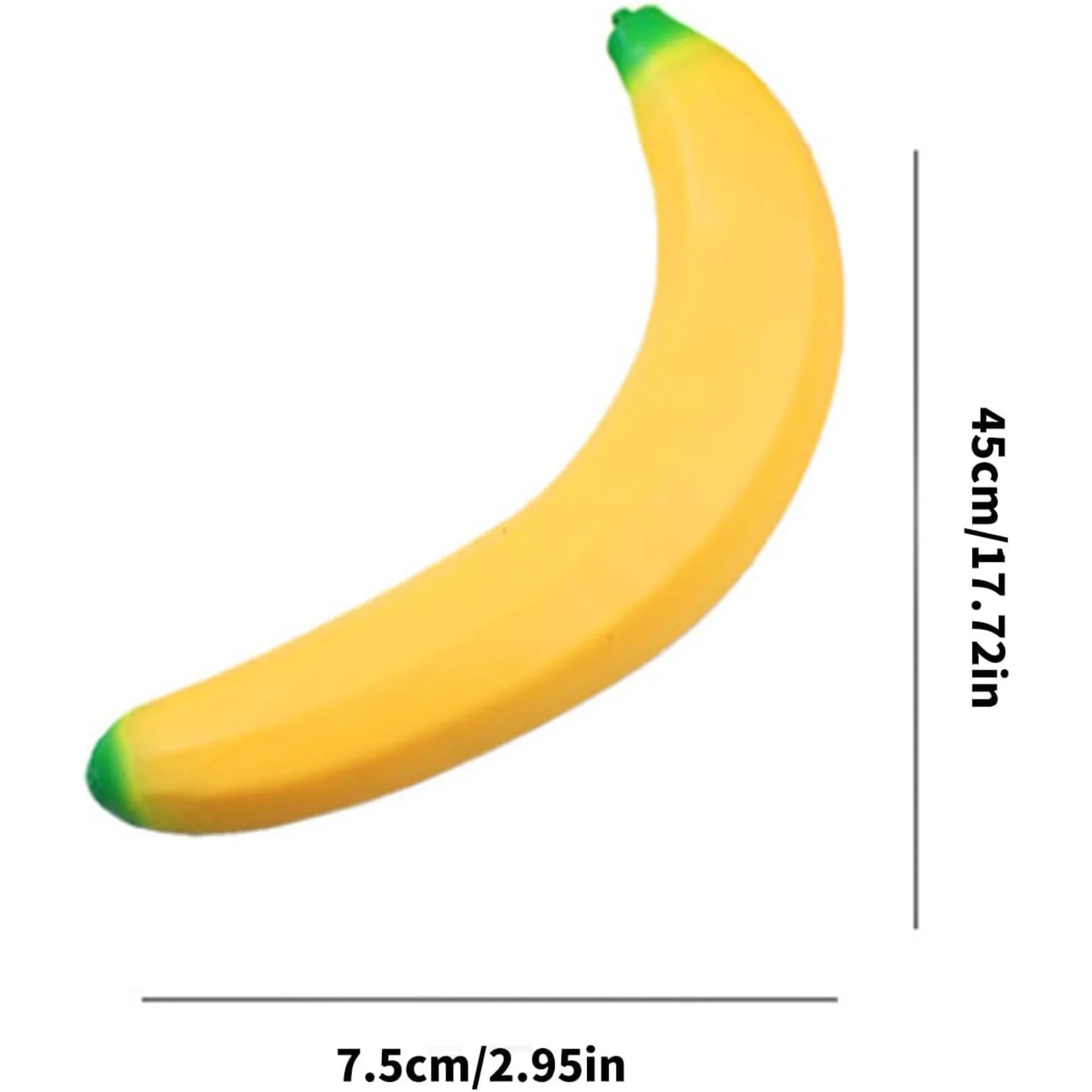 Huge Banana Squishy Stress-Relief Gift Squishy Squeeze Desk Decor for Anxiety Relief Fluffy Slow Rebound Squishies image 3