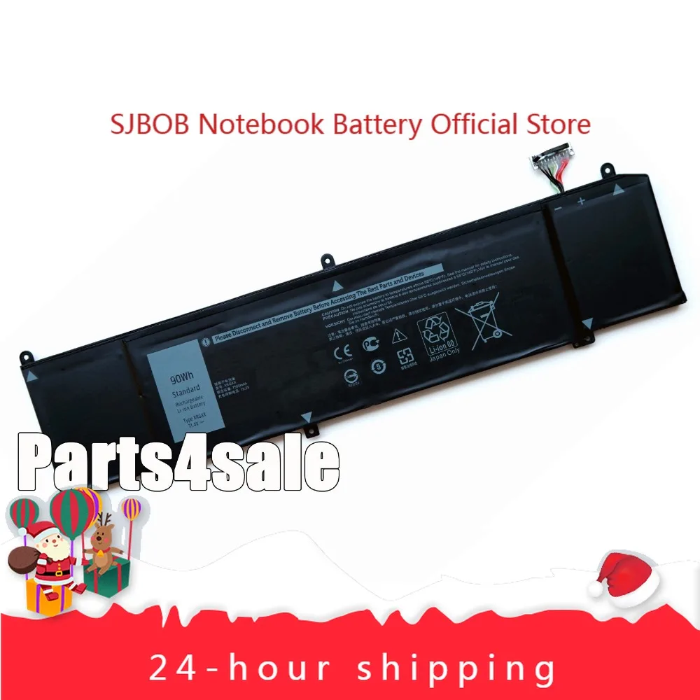 

XRGXX New 90Wh Battery For Alienware M15 M17 R1 G5 5590 G7 7590 7790 G5 15 06YV0 laptop battery