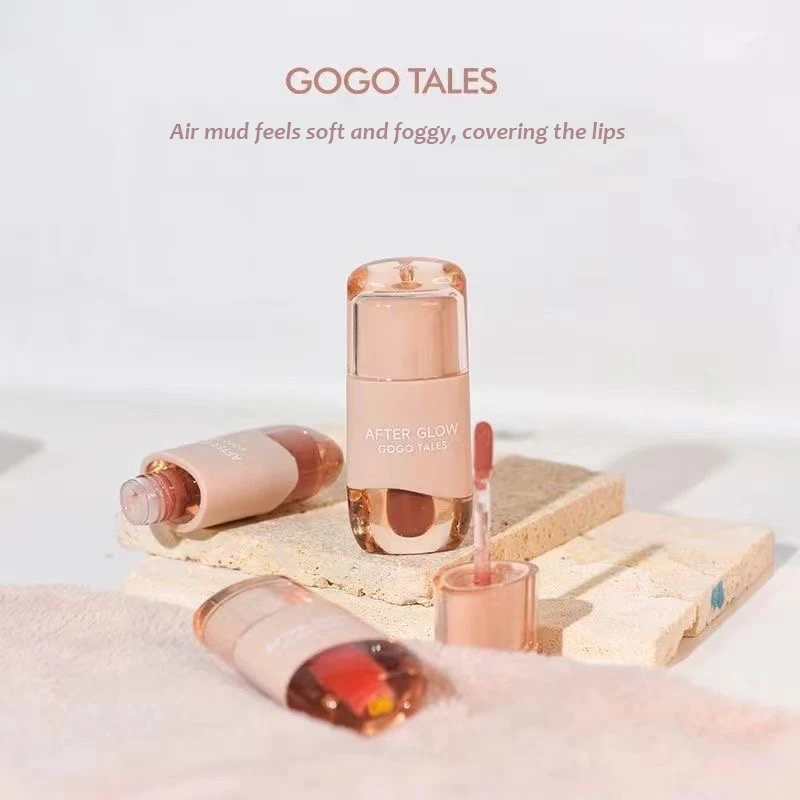 Gogotales Maquillajes Milk Cream Lip Mud Naked Color Matte Velvet Lipstick Vegan Waterproof Lip Glaze Girl korean Makeup