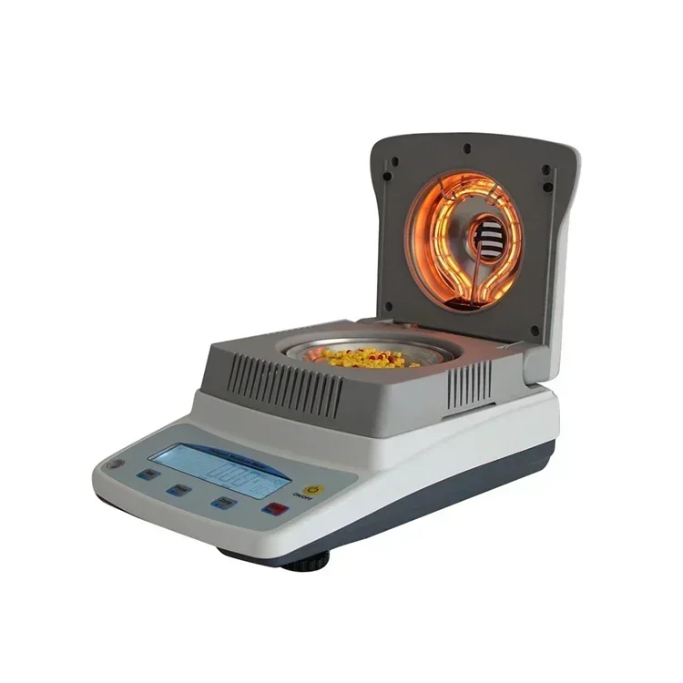 

Hot sales High quality plastic particle content, plastic moisture analyzer/halogen moisture analyzer