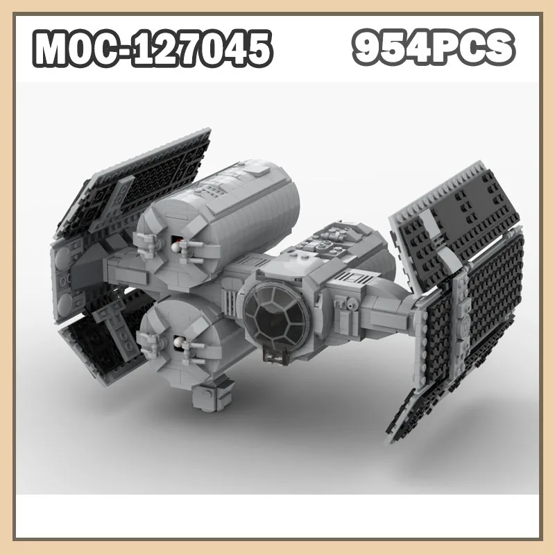 

MOC-127045 Military Building Block Moc Space war Bomber Particle Assembly Building Blocks Space Ship Model Toy Gift Set 954PCS