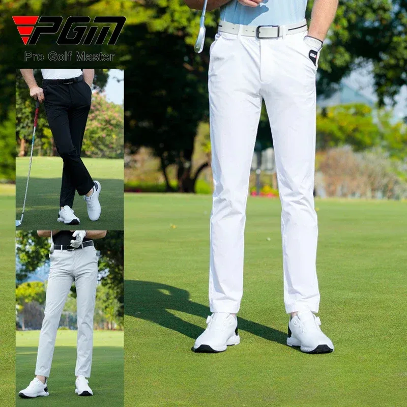

PGM Men Golf Pants Spring/Summer Elastic Belt Sports Pant KUZ200