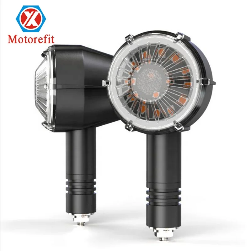 Round Water Turn Signal Motorcycle 400NK250650 Modified Parts Super Bright LED Turn Signal