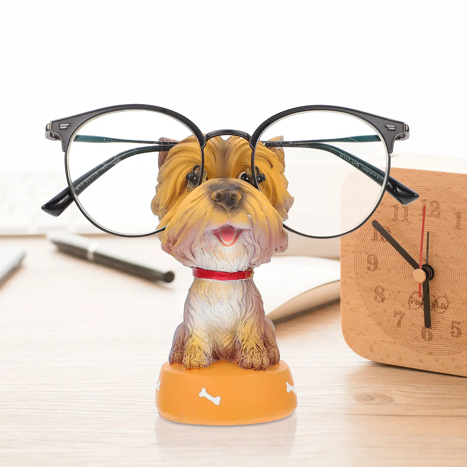 

Ornament Glasses Animal Eyeglass Holder Stand Bracket Decoration Funny Home Display