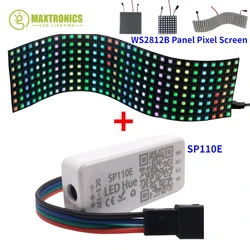 RGB WS2812B LED Digital Flexible Individually Addressable Panel Pixel Screen DC5-24V SP110E Bluetooth Pixel Controller or Kits