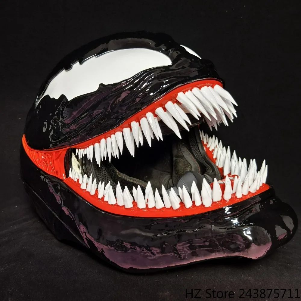 

Customized Venom Mask Venom Helmet Wearable Halloween Cosplay Masks for Motorcycle Christmas Gift