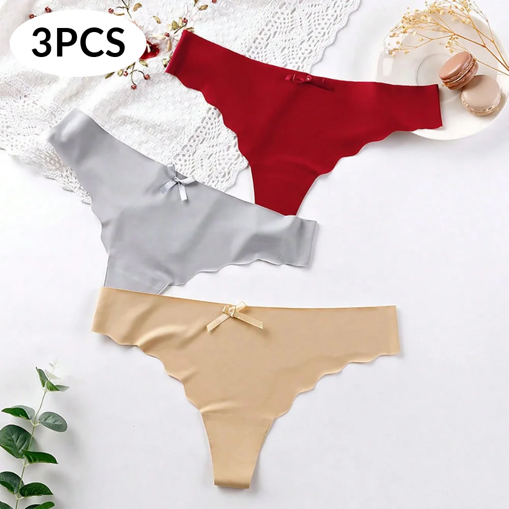 Low-waisted Seamless Women Shapers High Waist Control Knickers Pants Pantie Briefs Body Shapewear Lady Underwear 3pcs