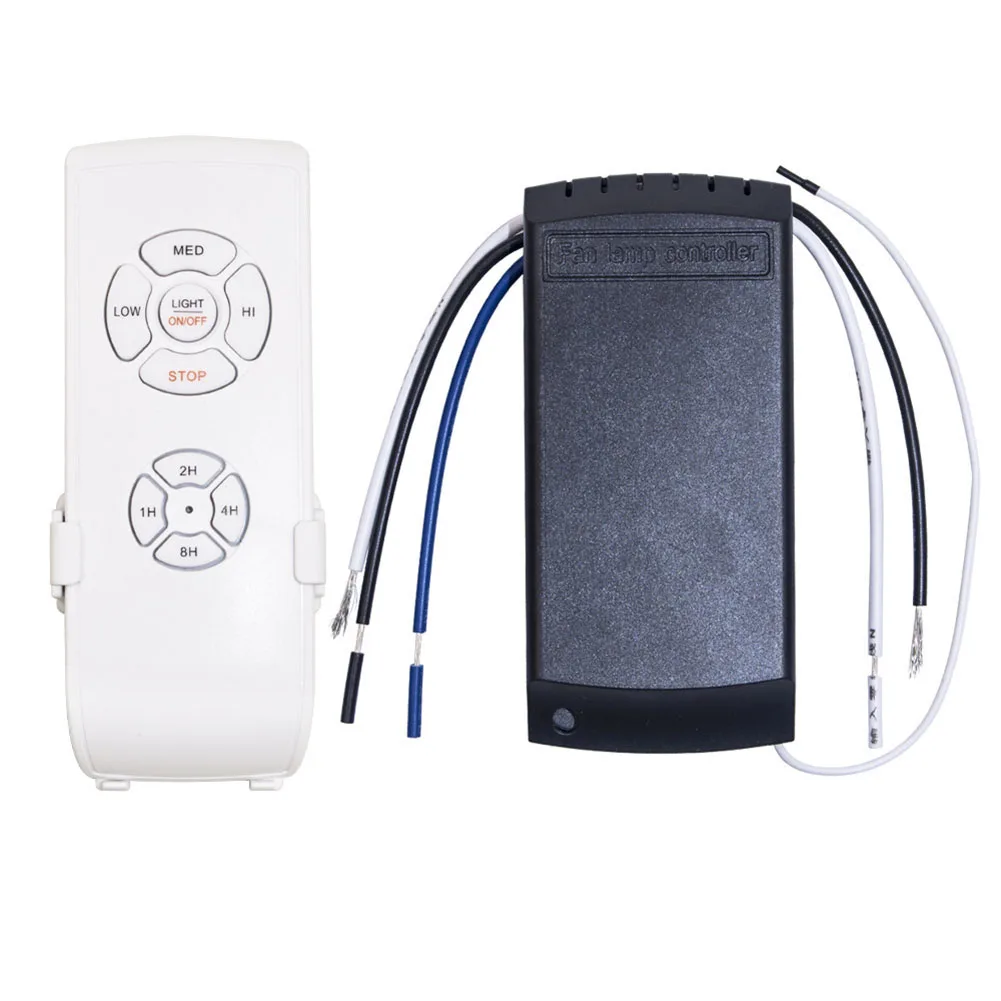 110V Ceiling Fan Light Remote with Timer Function Easy to Use 3 Speed Control and Compatibility with Most Fans