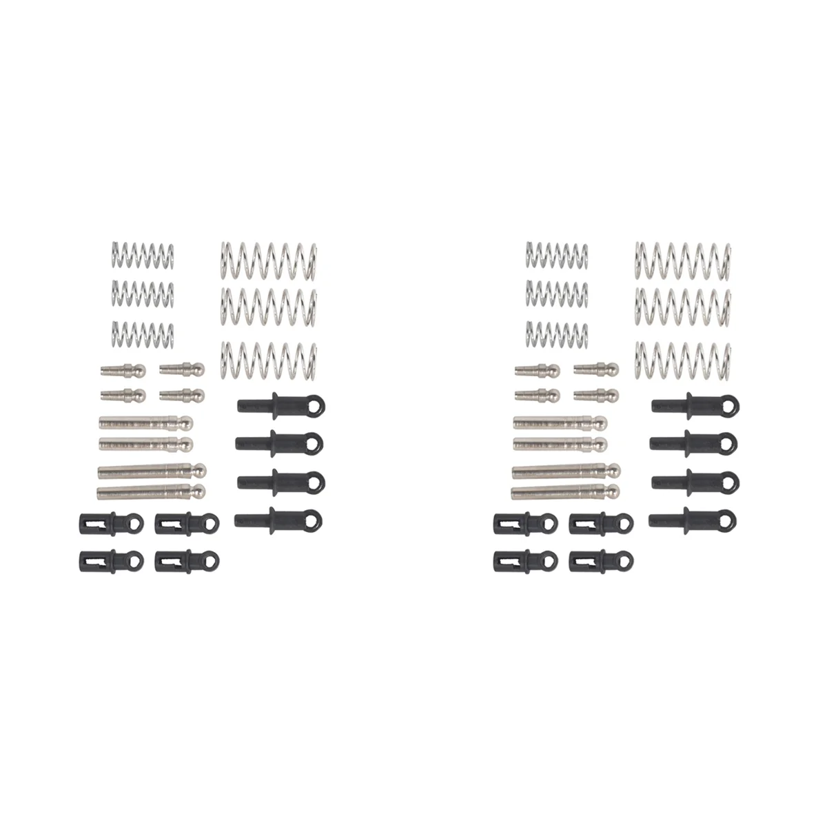 

A77I 2X для 1/18 LDRC A86 LD1801 LD1802 LD1803 LD1804 A01 A02 Передний и задний амортизатор RC Детали для обновления автомобиля