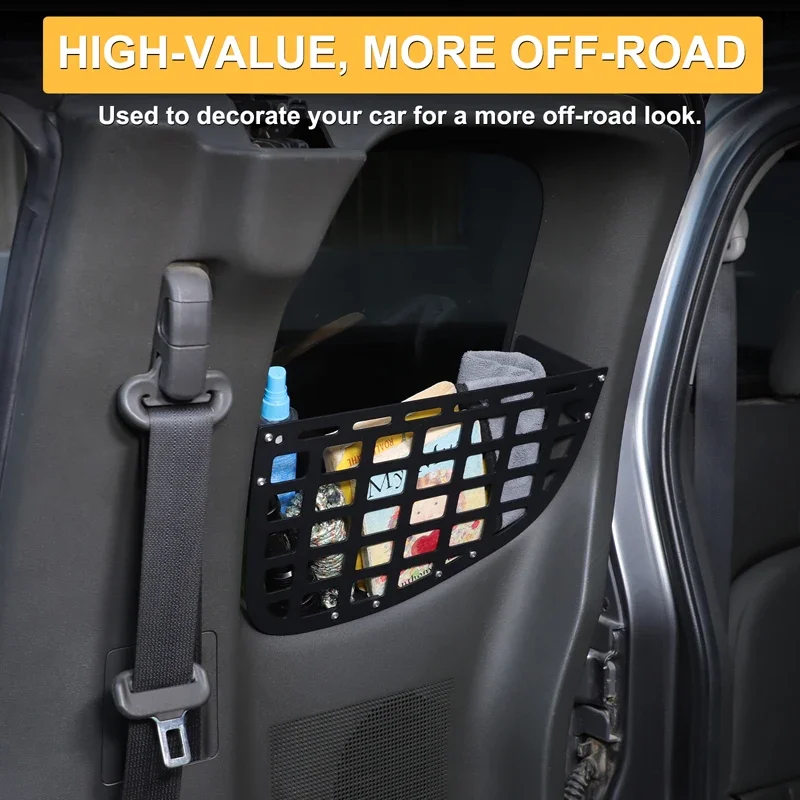 For  2009-2017 Nissan Frontier rear window storage fence car rear window storage baffle tool storage frame auto accessories