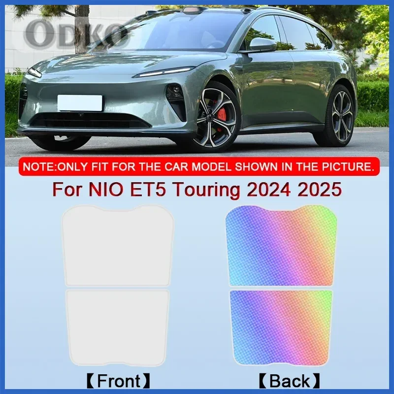 

Car Clip-on Sunroof Skylight Blind Shading Cover Colorful Ice Crystal Auto Roof Sunshade Accessory For NIO ET5 Touring 2024 2025