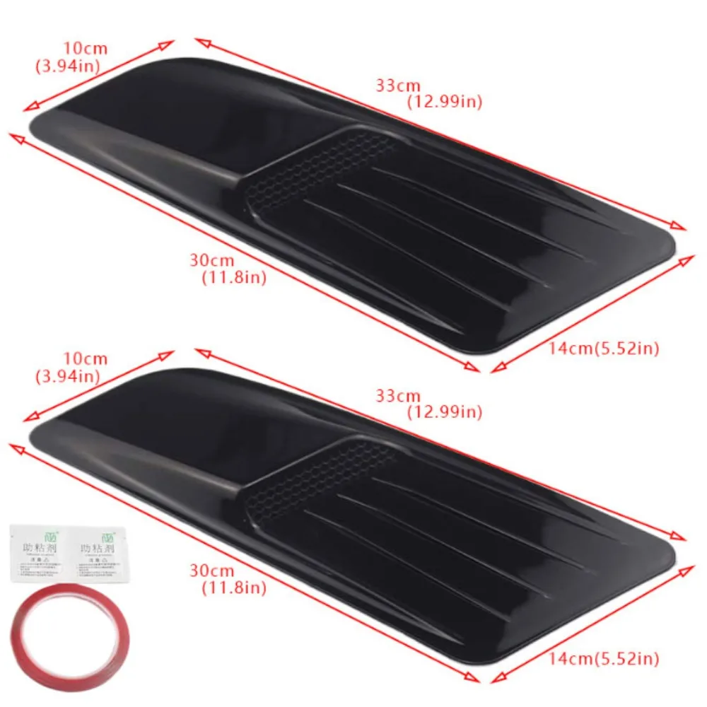 

Accessory New False Air Outlet Exterior Universal Hood Air Outlet Retrofit Kit False Design Hood Retrofit Car Modification