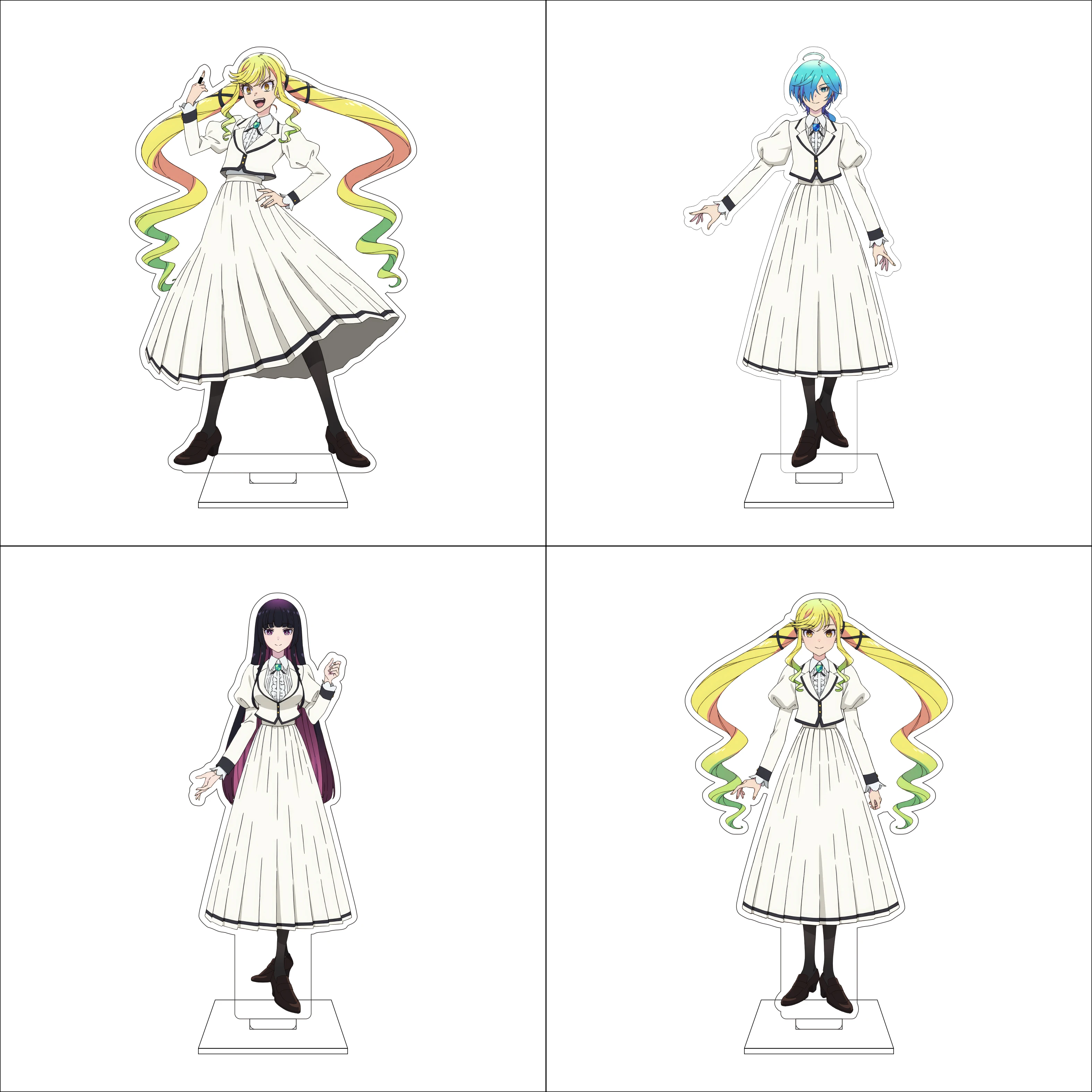 

16CM Anime Rock is a Lady’s Hobby Cosplay Acrylic Figure Stand Shiraya Tamaki Isemi Tina Suzunomiya LilisaOrnaments Gifts