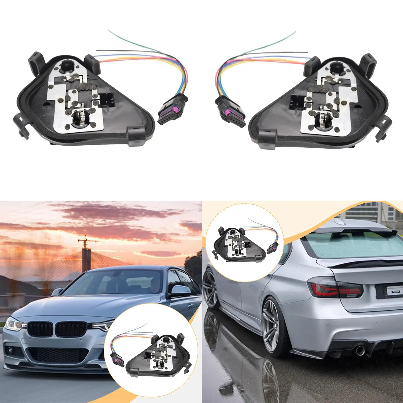 

Circuits Board Auto Electrical Component with Plug Taillight Assembly Lamp Base for 328i Sedan 2013-2015 Replaces Sturdy