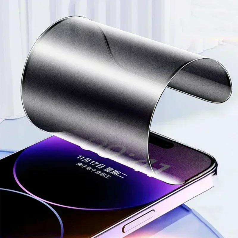 Anti Spy Matte Ceramic Film for Apple Iphone 14 13 12 11 Pro Max Plus Screen Protector for Iphone14 Frosted Anti Peeping Film