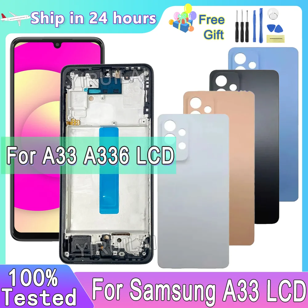 

TFT For Samsung Galaxy A33 5G LCD Display Touch Screen Digitizer Replacement Parts For Samsung A336 SM-A336E SM-A336B LCD Screen
