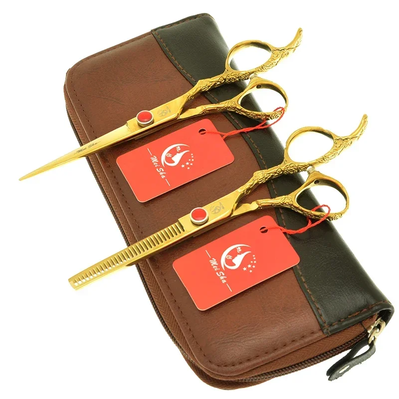 

6,0 "Японские стальные ножницы для стрижки волос, филировочные ножницы, парикмахерские ножницы для салона, парикмахерские машинки для стрижки волос, острый край A0115A