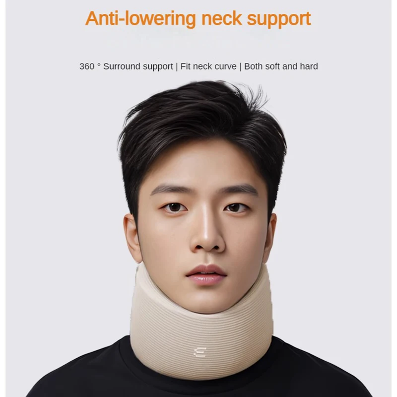 EVERYTHINK Portable Storage Neck Brace for Sleeping and Travel - Cervical Collar Relief Neck Pain and Neck Support