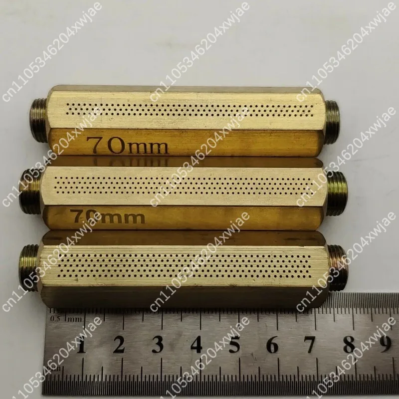 Brass Multi Row Burner Tip 3 4 5 Row Ribbon Flame Head for Glass Lampworking Torch Craft