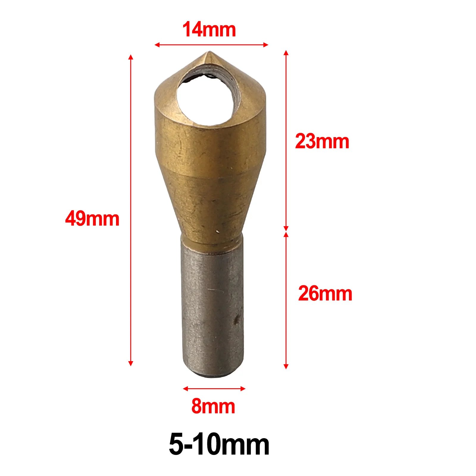 1 Pc Countersink Deburring Drill Bit Hole Cutter Titanium Metal Chamfering Tool 2-5 5-10 10-15 15-20mm Wood Plastic Cutting Tool