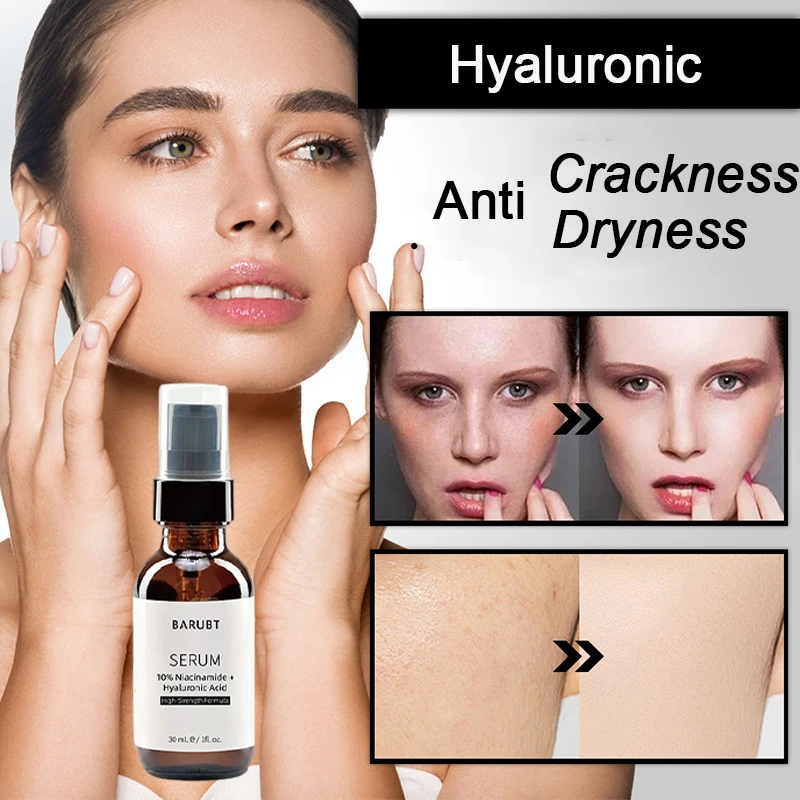 

New Hyaluronic Acid Nicotinamide Face Serum Moisturize Softening The Skin Preventing Dryness and Cracking Facial Essence 2025