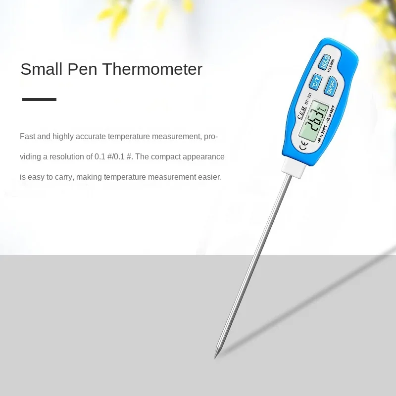 

DT-131 Probe Thermometer Food Liquid Soil Thermometer Kitchen Accessories