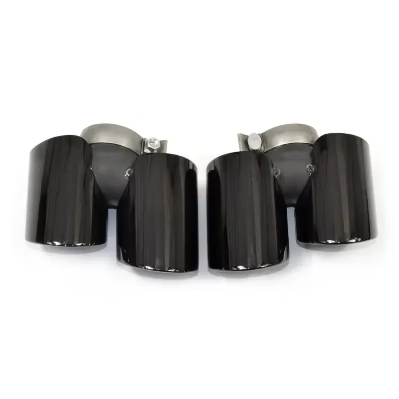 Hot Sale Car Black Stainless Steel Muffler Tip Exhaust Pipe Exhaust Tip for 11-15 CARRERA 911.1 GTS