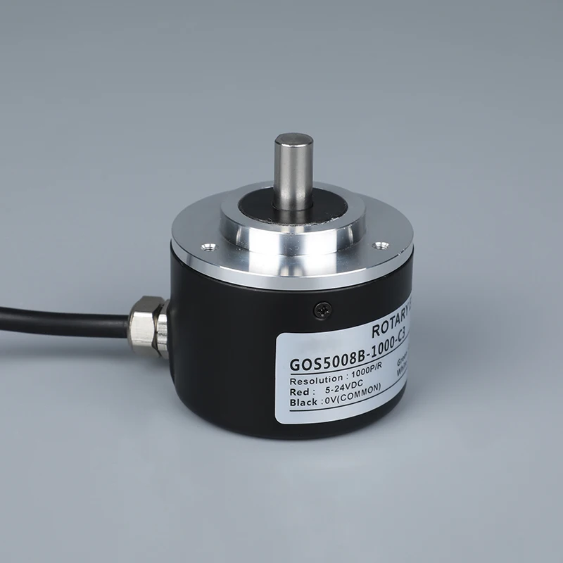 

50MM Outer Diameter 6mm 8mm Solid Shaft 5000 2000 500P/R Incremental Optical Rotary Encoder