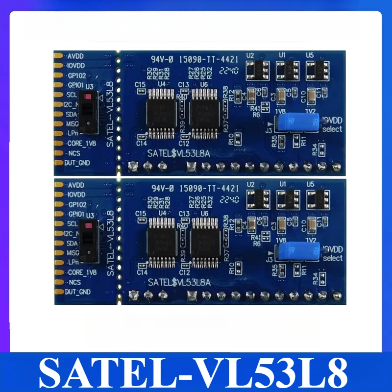 

SATEL-VL53L8 Сенсорный разветвитель VL53L8A ToF Датчик диапазона STM32 Nucleo