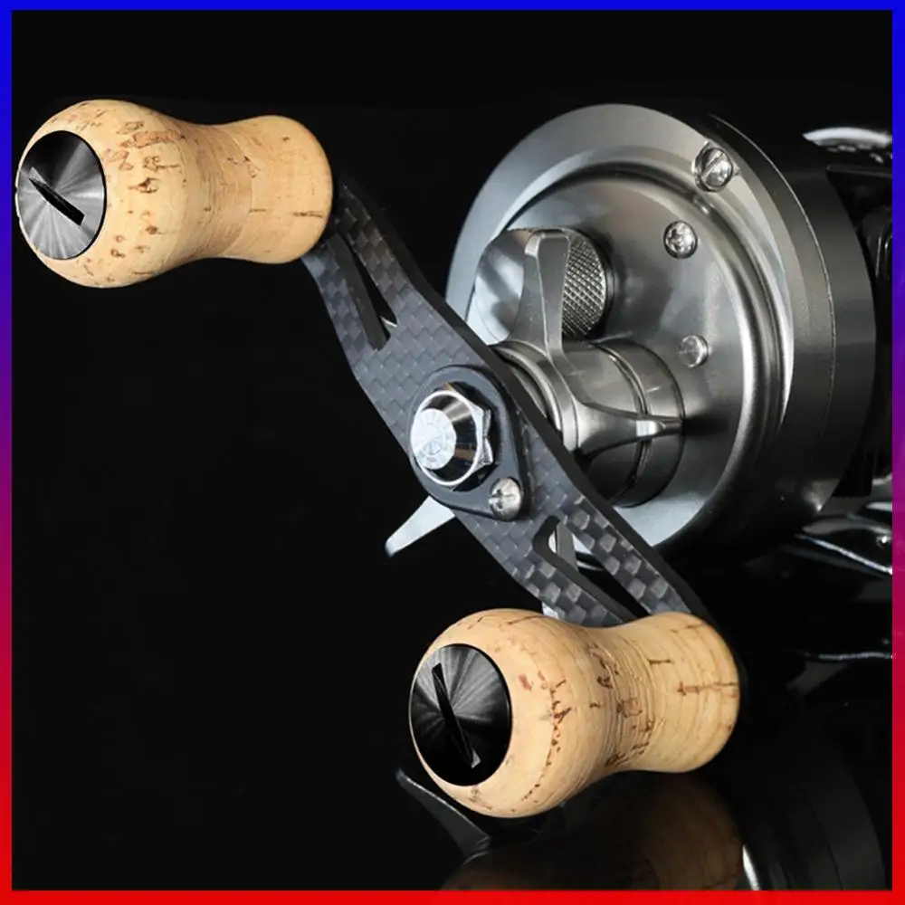 

Cork Wood Reel Handle Grip Pill Non-slip Fishing Reel Handle Knob Replacement Parts Handle Knob Cover DIY Fish Tackle Equipment