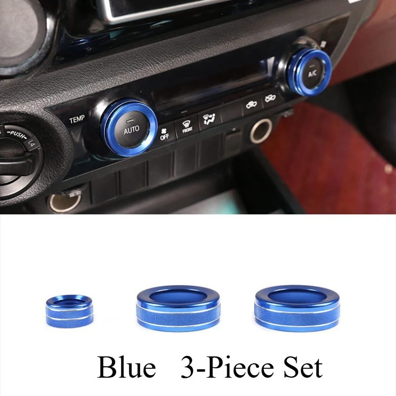 

For Toyota Hilux Central Air Conditioner Rearview Mirror Adjustment Knob Cover Interior Decoration Products Interior Accessories