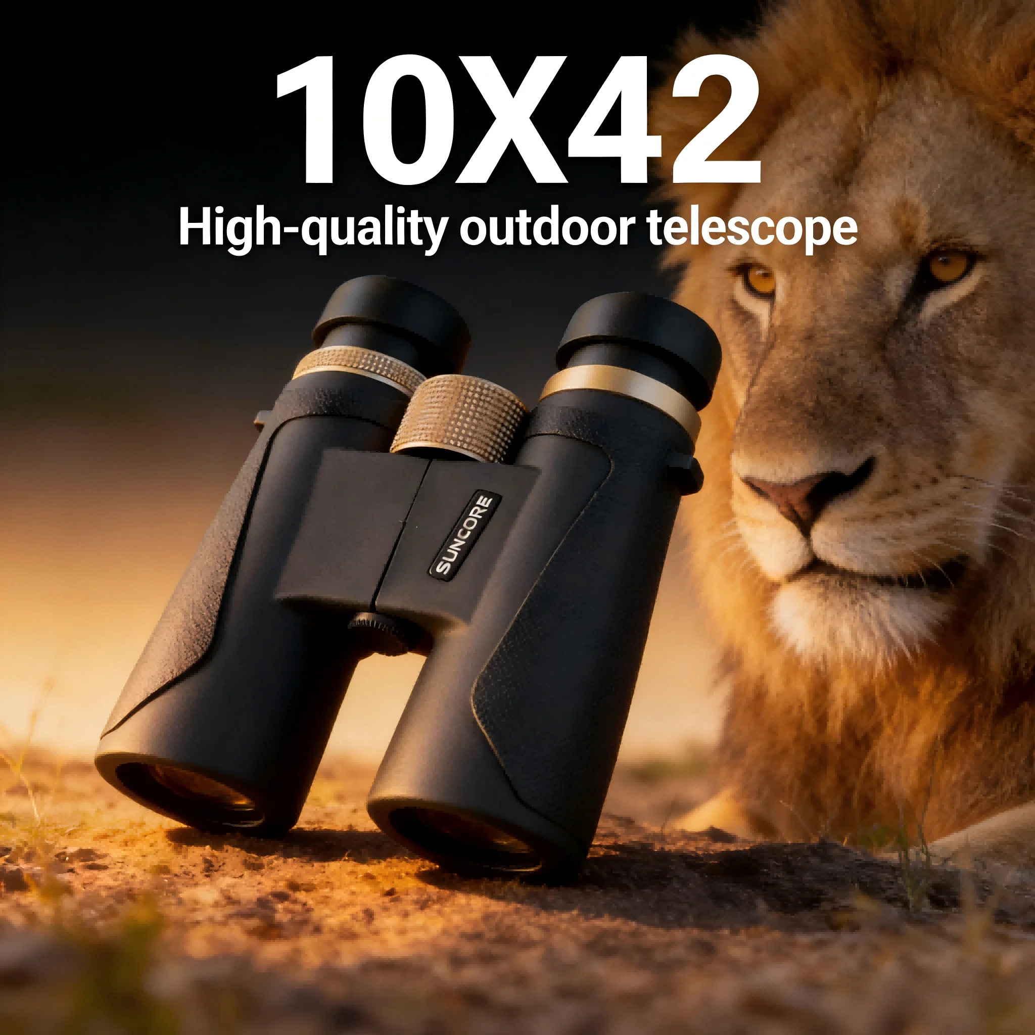 

Бинокль SUNCORE 10X42: Портативный бинокль для наблюдения за звездами, охоты на природе, идеальный подарок для активного отдыха.