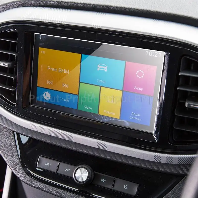 Tempered glass film protector for MG3 2021 8 inch car infotainment radio gps Navigation Screen Sticker