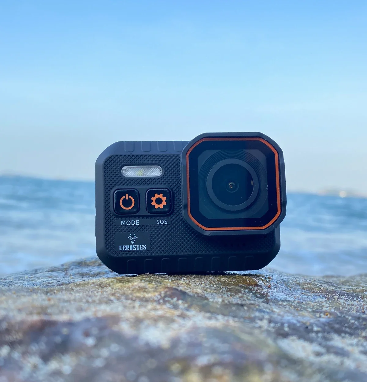 CERASTES Action Camera 4K60FPS 1/2.4″ 16MP Sensor With Remote Control Screen Waterproof up to 10m 170° Ultra-Wide