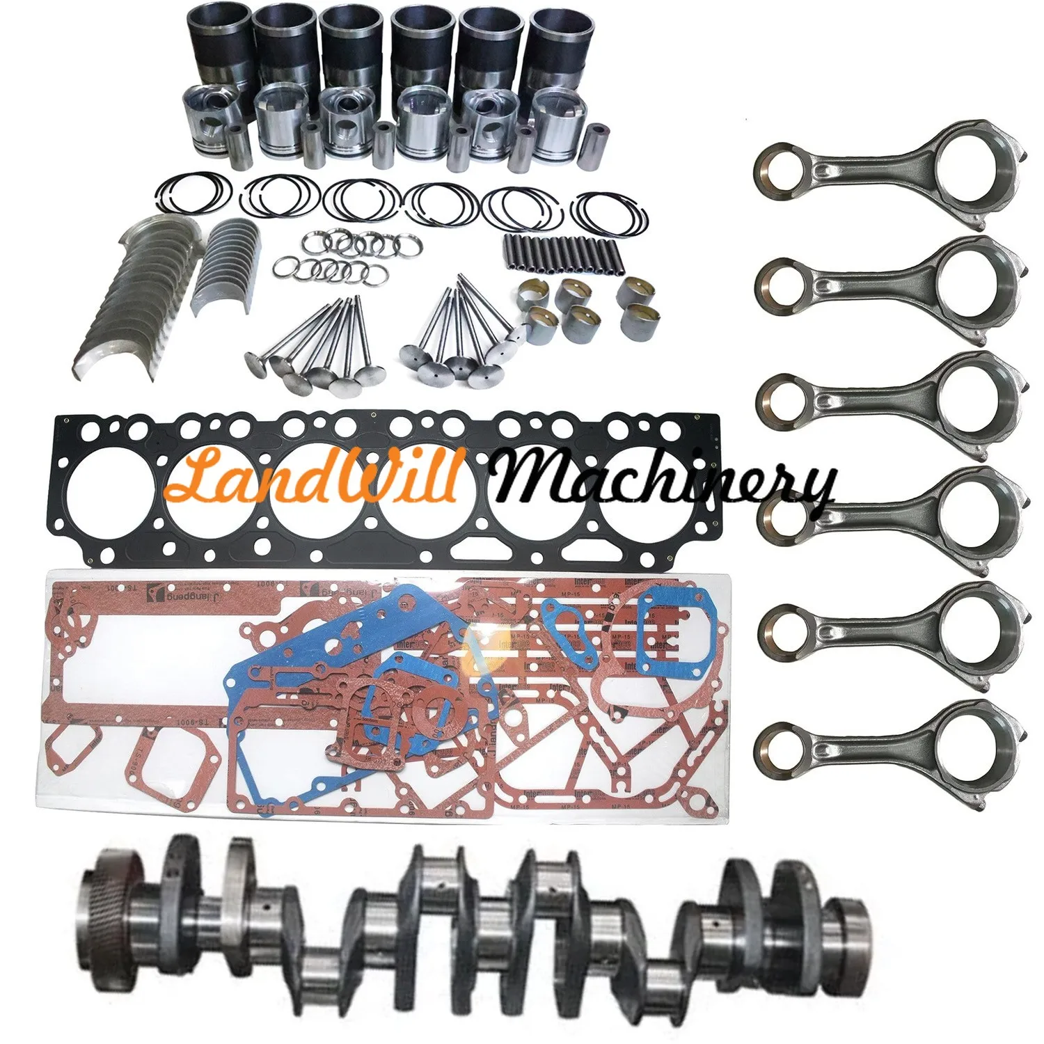 D7D Engine Overhaul Rebuild Kit Fits For Volvo Excavator EC290B LC