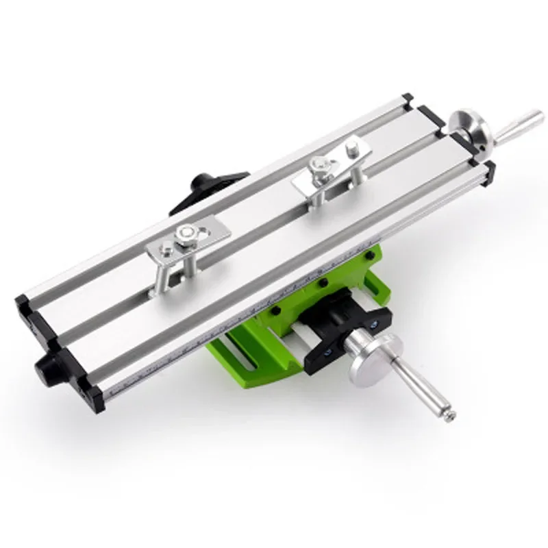 Functional Worktable Bench Drill Vise Fixture Milling Drill Table X and Y-axis Adjustment Coordinate Table For Mini Drill BB