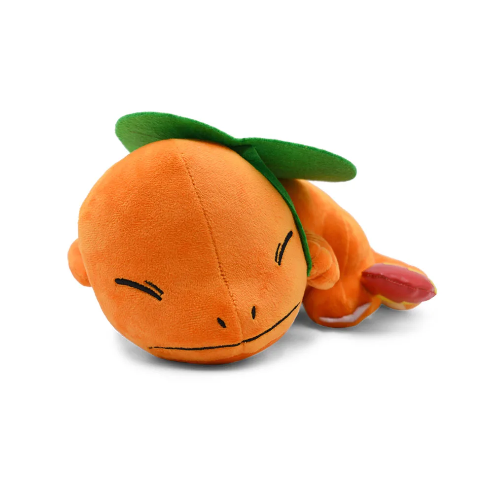 Charmander Sleeping Soft Plush Stuffed Animal Cute Cartoon Charmander Doll Character Pillow Cushion Children's Gifts And Fans