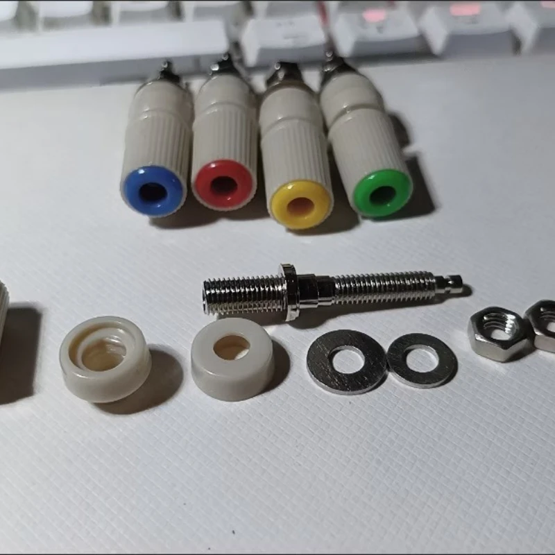 4mm M5*48 Binding Post Industrial Instrumentation Banana Socket High Current Welding High Voltage Power Copper Grounding Post