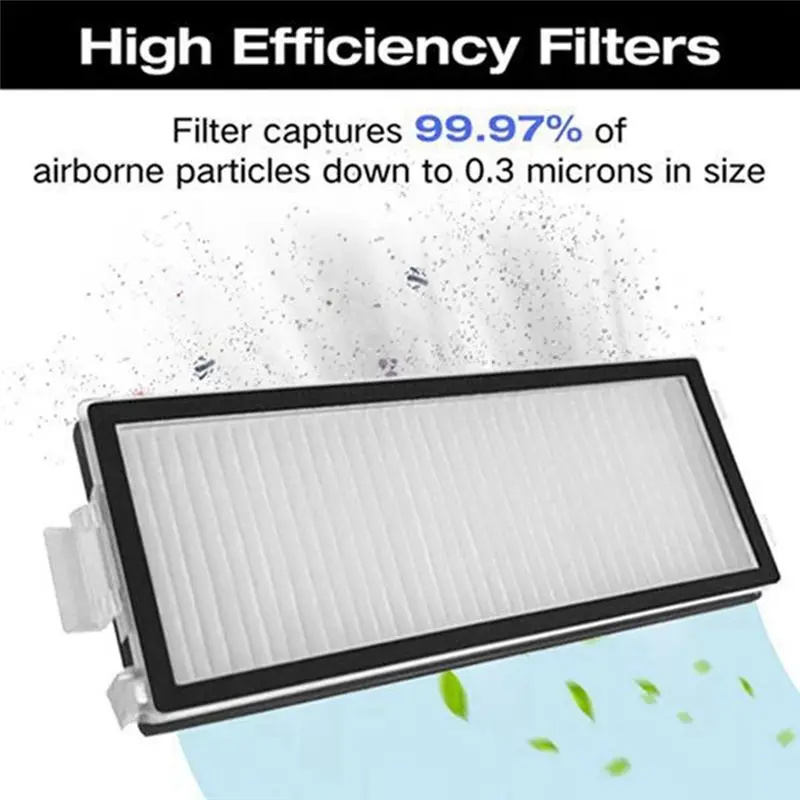 AT05-22PCS Vacuum Brush Filter Dust Bag And Mop Cloth Kit For Roborock Qrevo Curv/Qrevo Edge Vacuum Cleaner Replacement Parts