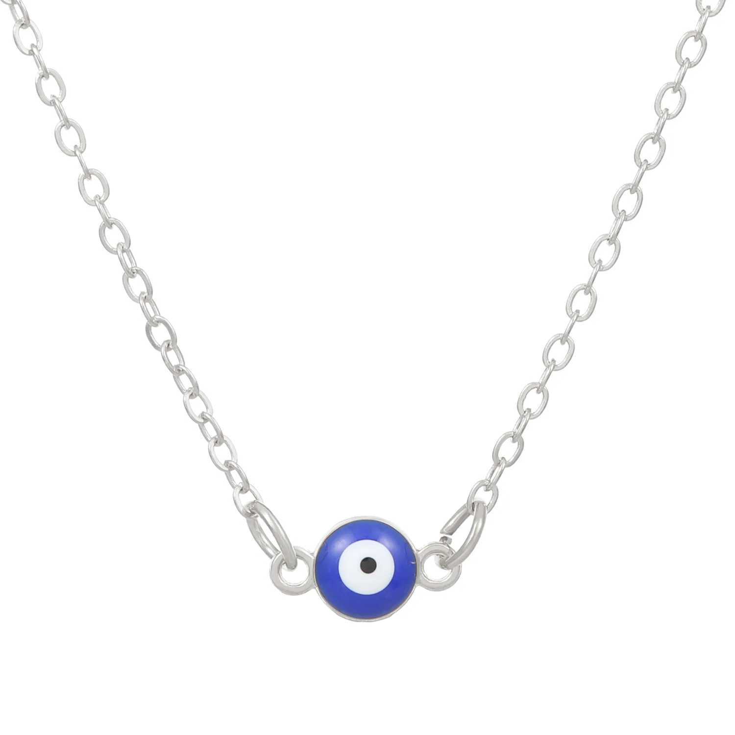 Türkiye Devil's Eye Pendant Necklace Fashion Versatile Blue Eye Women's Collar Chain