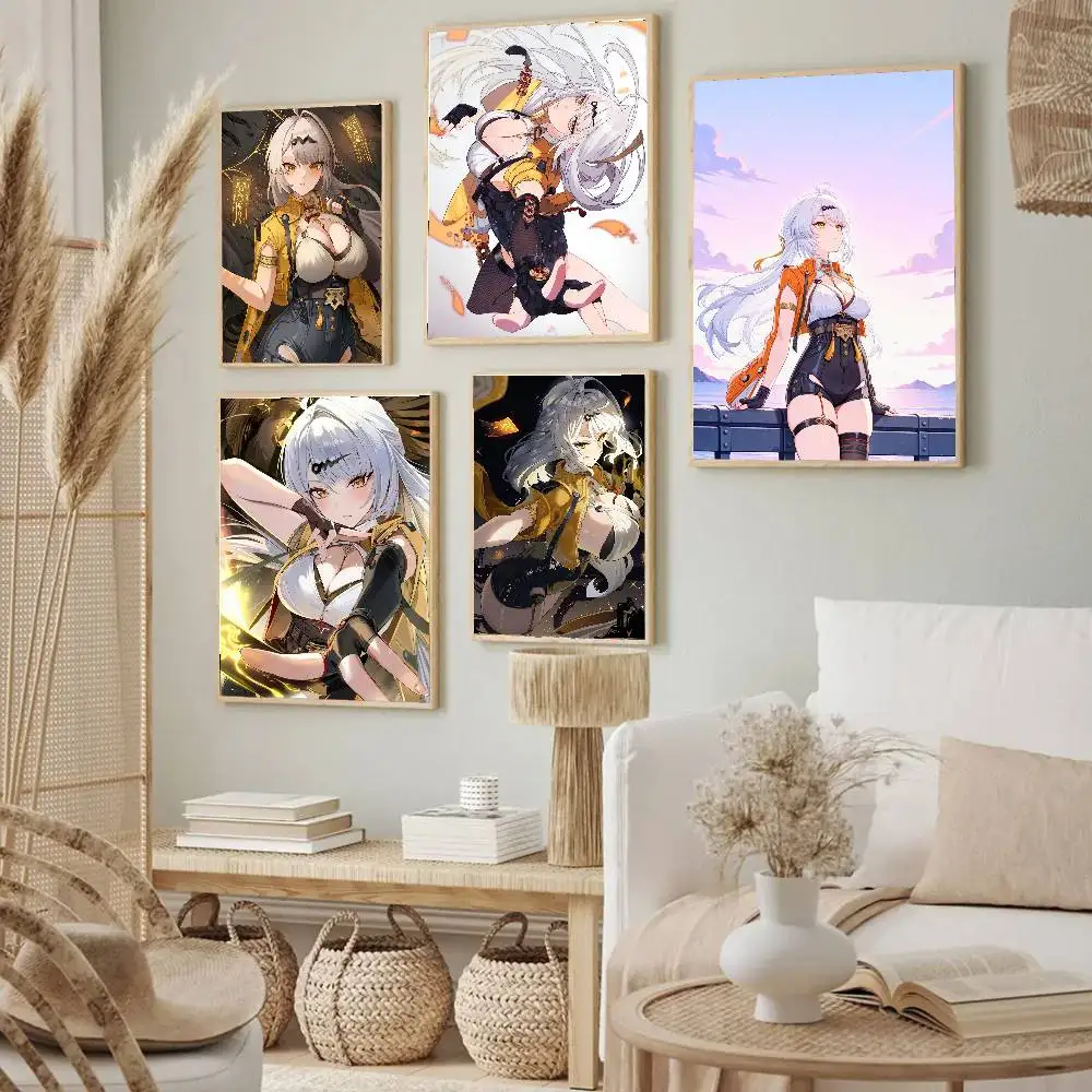 Yixuan Game Anime Z-zzz Posters Living Room Bar Cafe Quality Canvas Vintage Style Comics Painting Art Home Wall Decor Picture