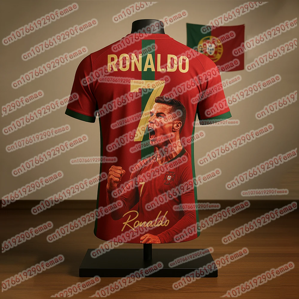 

Последние горячие продажи Криштиану Роналду модные 3D-печатные фанатские памятные издания спортивные футбольные майки