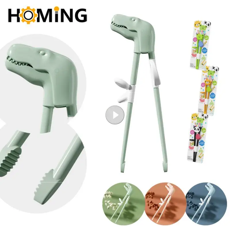 子供のための漫画の動物の箸、かわいいクマ、パンダ、広い風景箸、赤ちゃんの子供のトレーニング食器、フードスティック