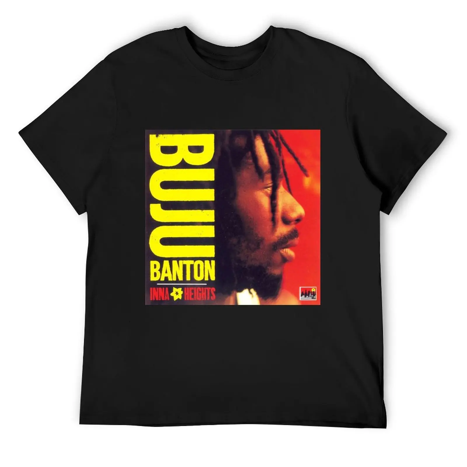 

Buju Banton Inna Heights T-Shirt oversized graphic tee plus size clothes customizeds oversized fitted t shirts for men