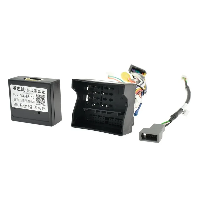 16 Pin to Wiring Harness CANBUS Decoder Box Car Quad Lock Cable Adapter For Peugeot 2008 3008 308 307 Citroen C5 C4 C3 image 3